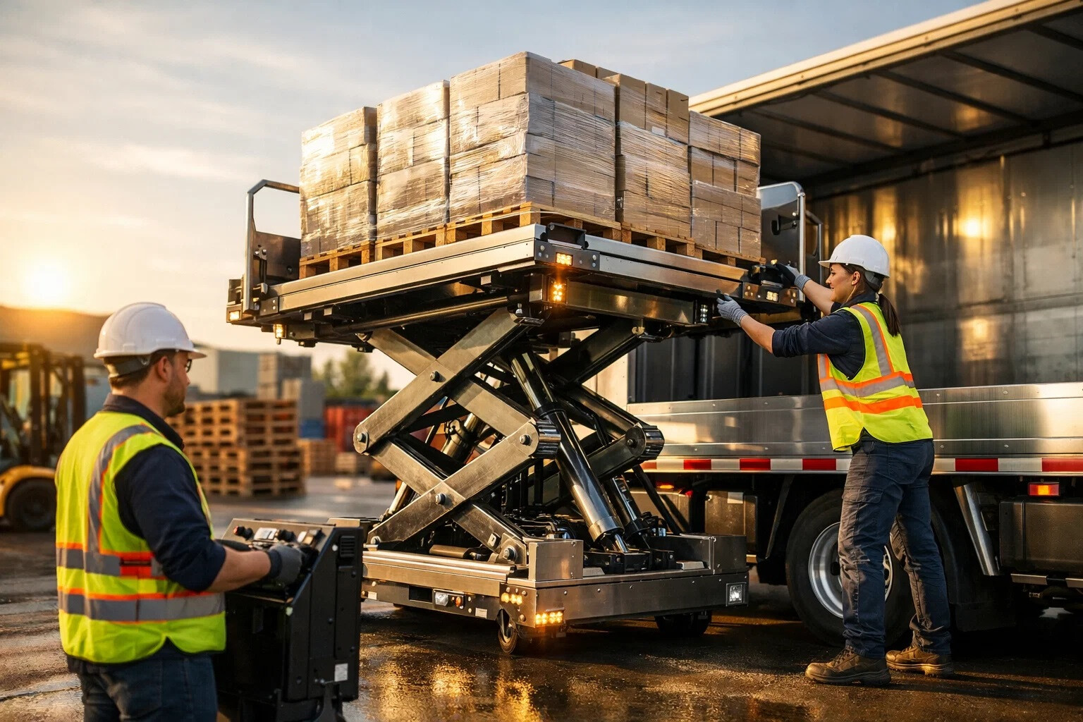 Cómo influye la optimización de la carga en tu plataforma elevadora de camión