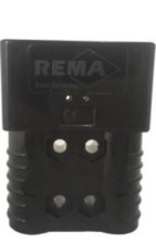 Conector batería SB 350 negro para carretilla elevadora